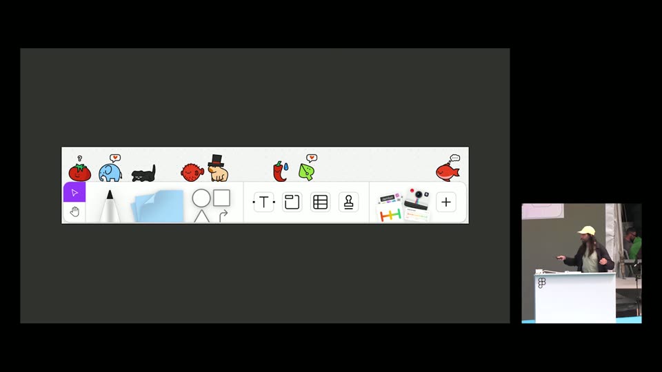 贴纸表情与绘图工具栏原型
