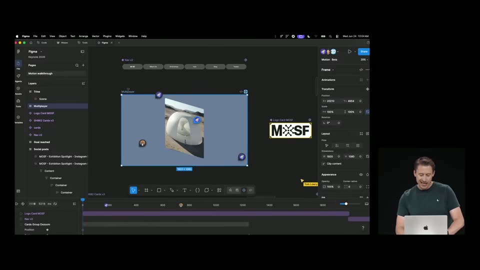Figma动效时间轴编辑MSF标志