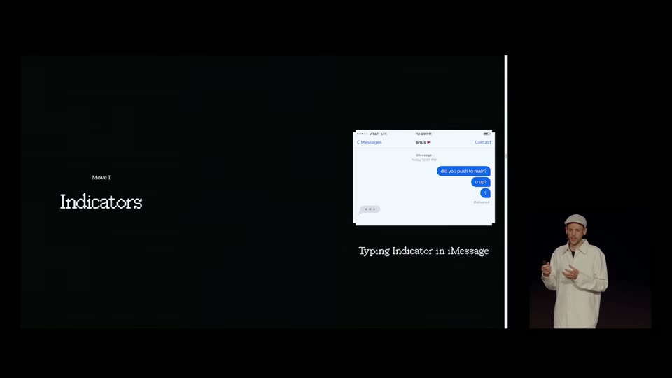 招式一「指示器」：iMessage输入中提示