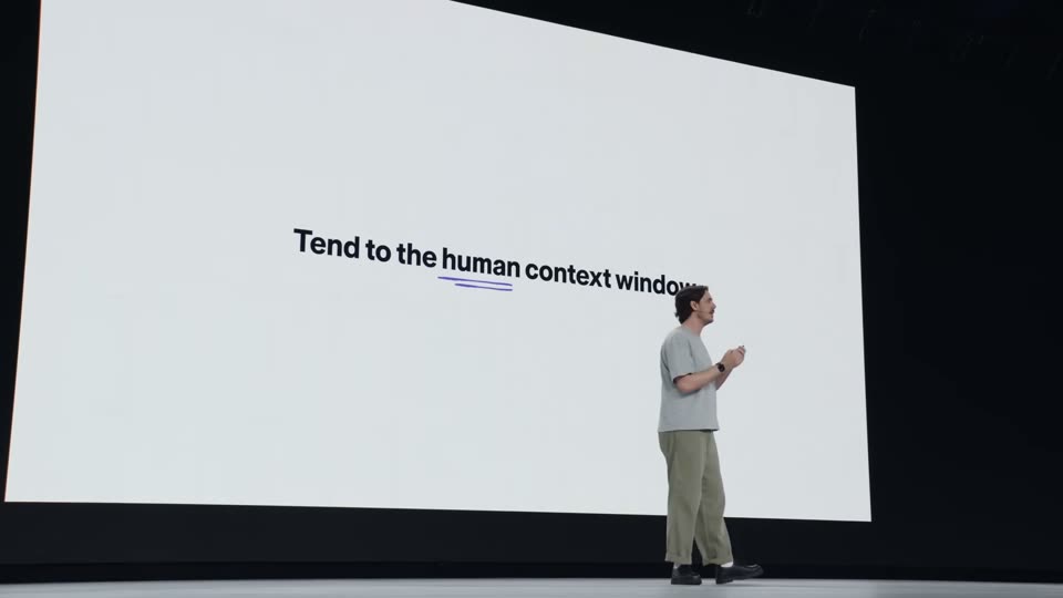 标题句：照顾人的上下文窗口