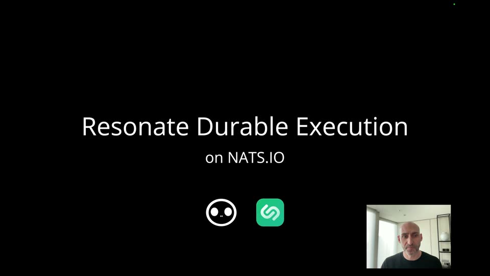 标题页：Resonate 基于 NATS.IO 的持久执行