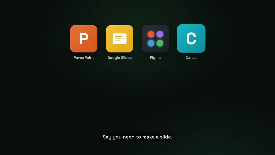 PPT/Slides/Figma/Canva四款工具图标