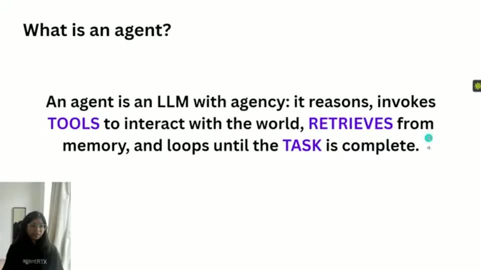 定义Agent：会推理、调工具、检索、循环