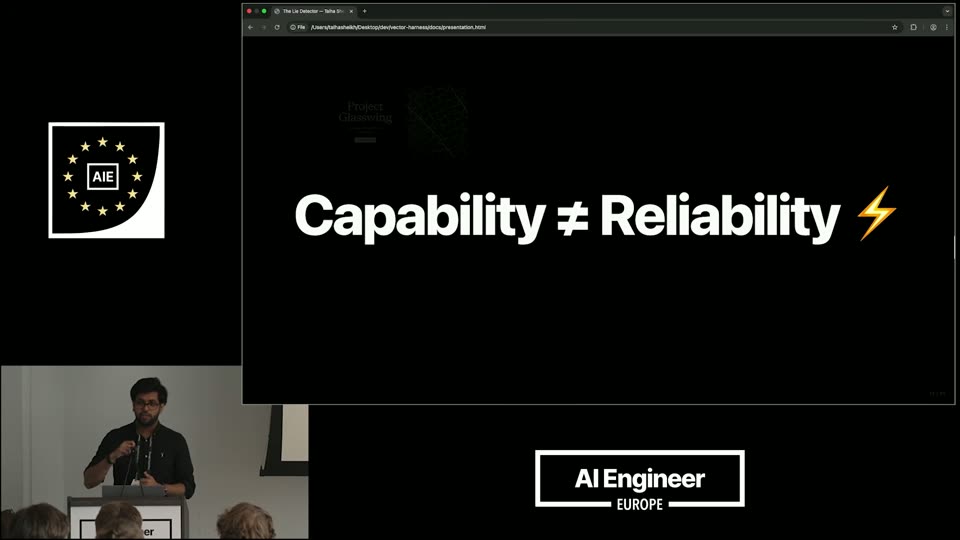 「Capability ≠ Reliability」(重复帧)
