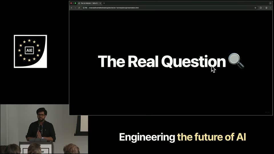 「The Real Question」(重复帧)