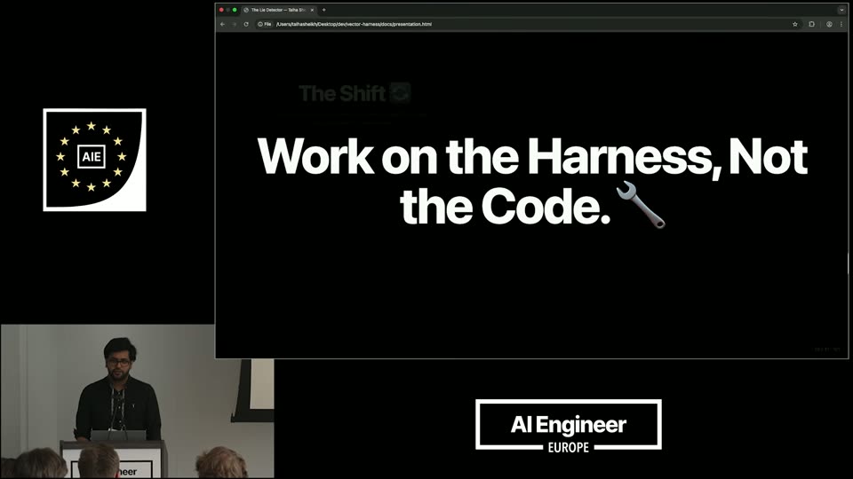 结论「Work on the Harness, Not the Code 🔧」