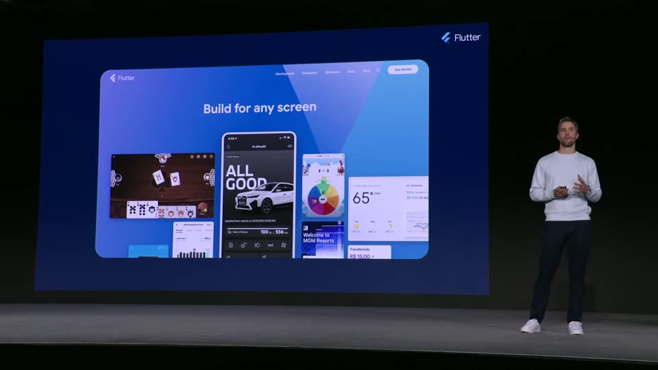 Flutter「Build for any screen」多端应用展示