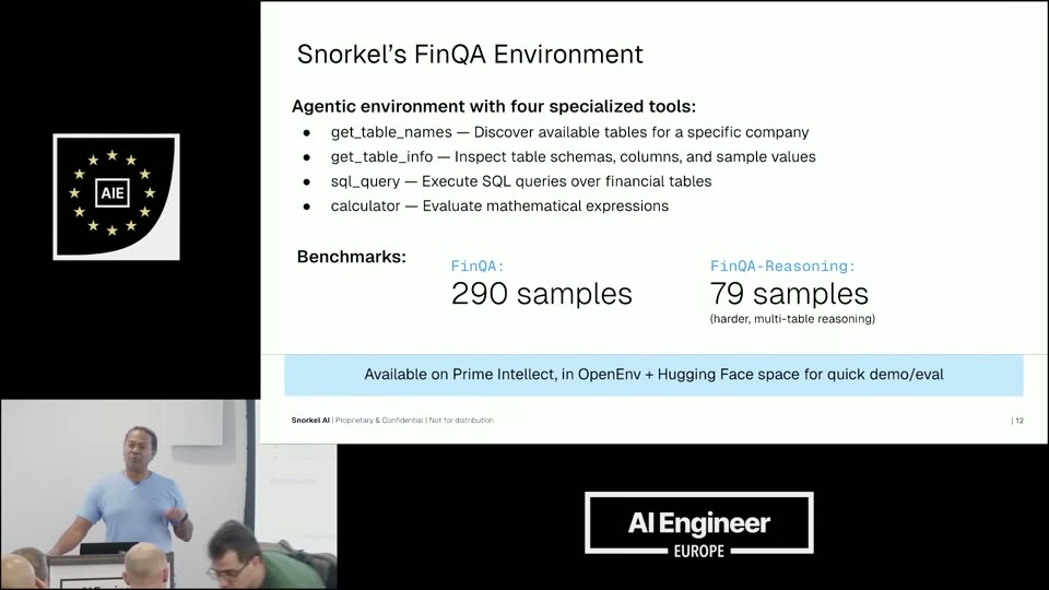 Snorkel FinQA环境四种工具与290/79样本基准