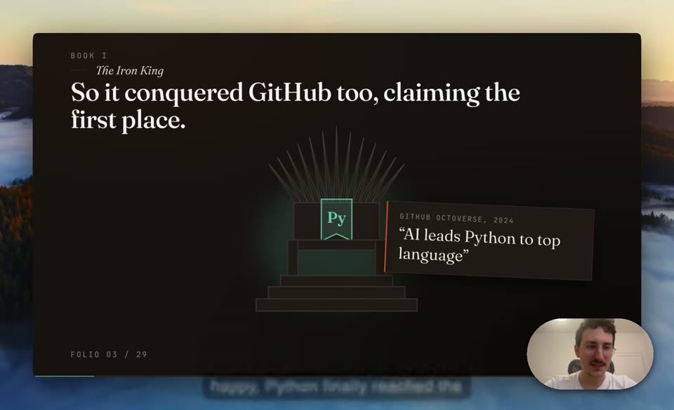 Python 登顶 GitHub 榜首王座