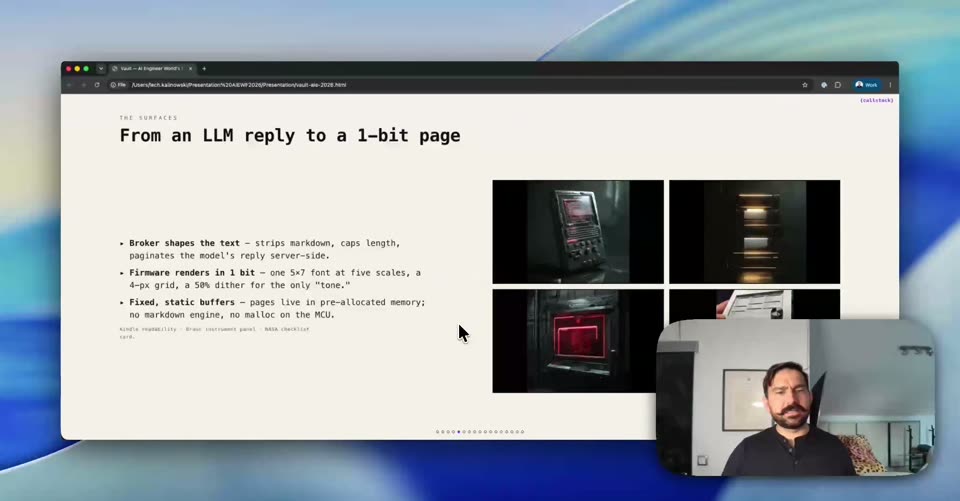 LLM 回复转 1-bit 页面的三步流程