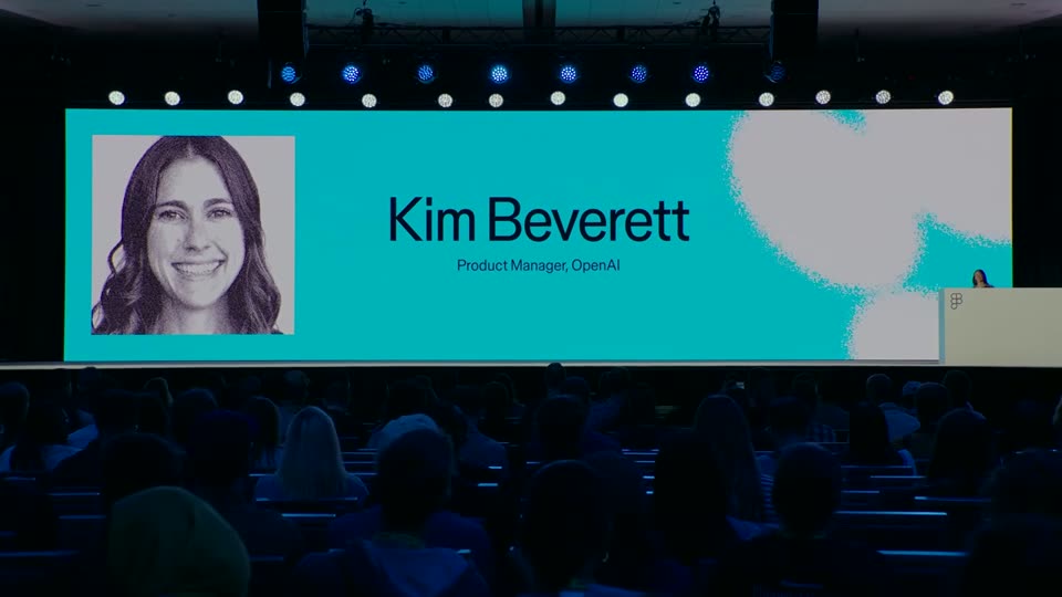 Kim Beverett讲者介绍页(OpenAI PM)