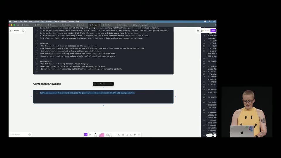 组件规格提示词与 Component Showcase