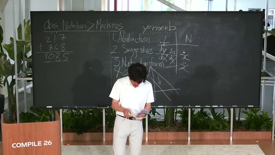 全板:记号四原则、y=mx+b与竖式
